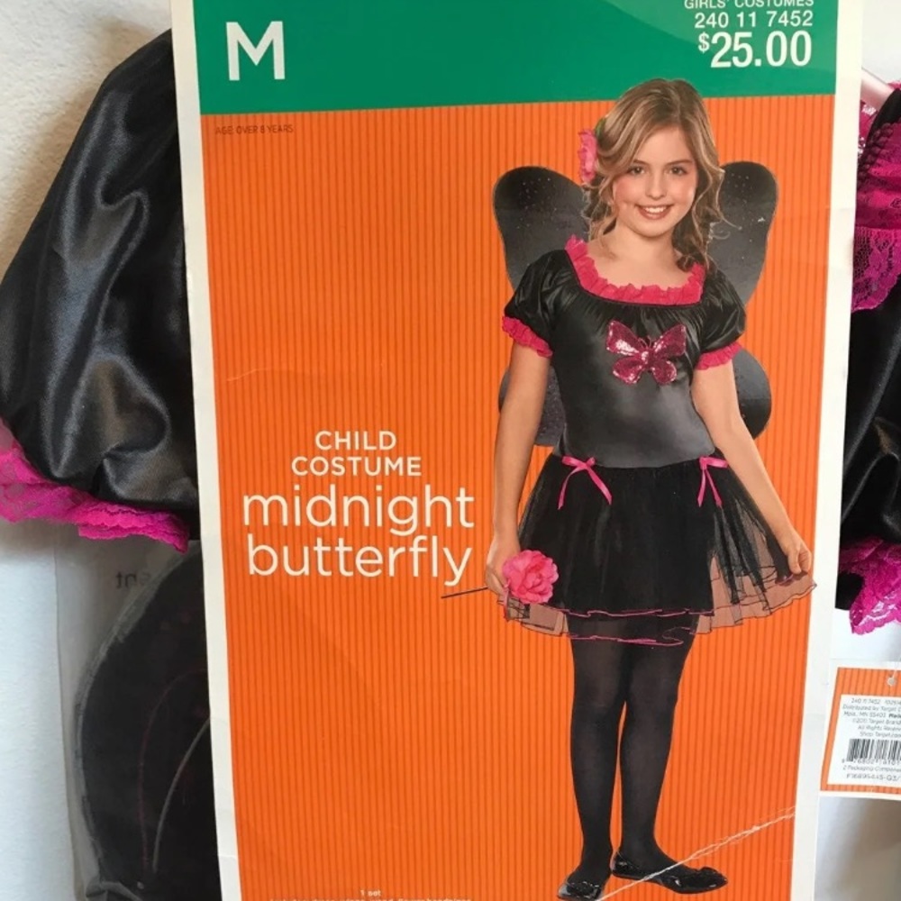 Midnight Butterfly Child Costume